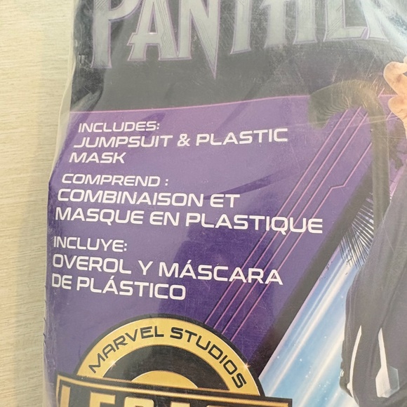 Kids MARVEL Black Panther Child Adapative Costume Size Large (12-14) - Picture 3 of 10